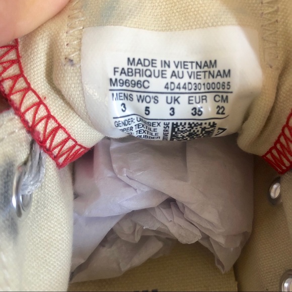 Unisex Converse All Star Low Sneaker Red - Picture 7 of 7